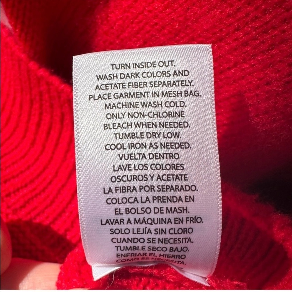 Men's Festive Red Santa Sweater actually holds a 6pack around the belt. - Picture 6 of 6